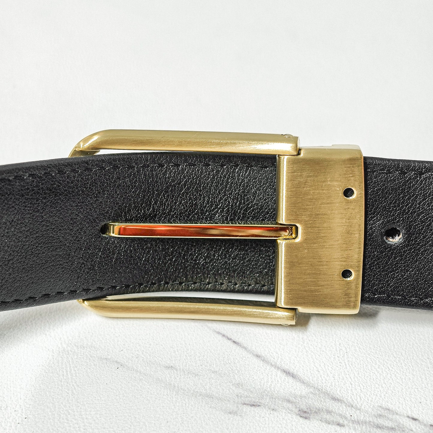 Minimalist Metal Pin Belt Buckle, Gold & Silver Options
