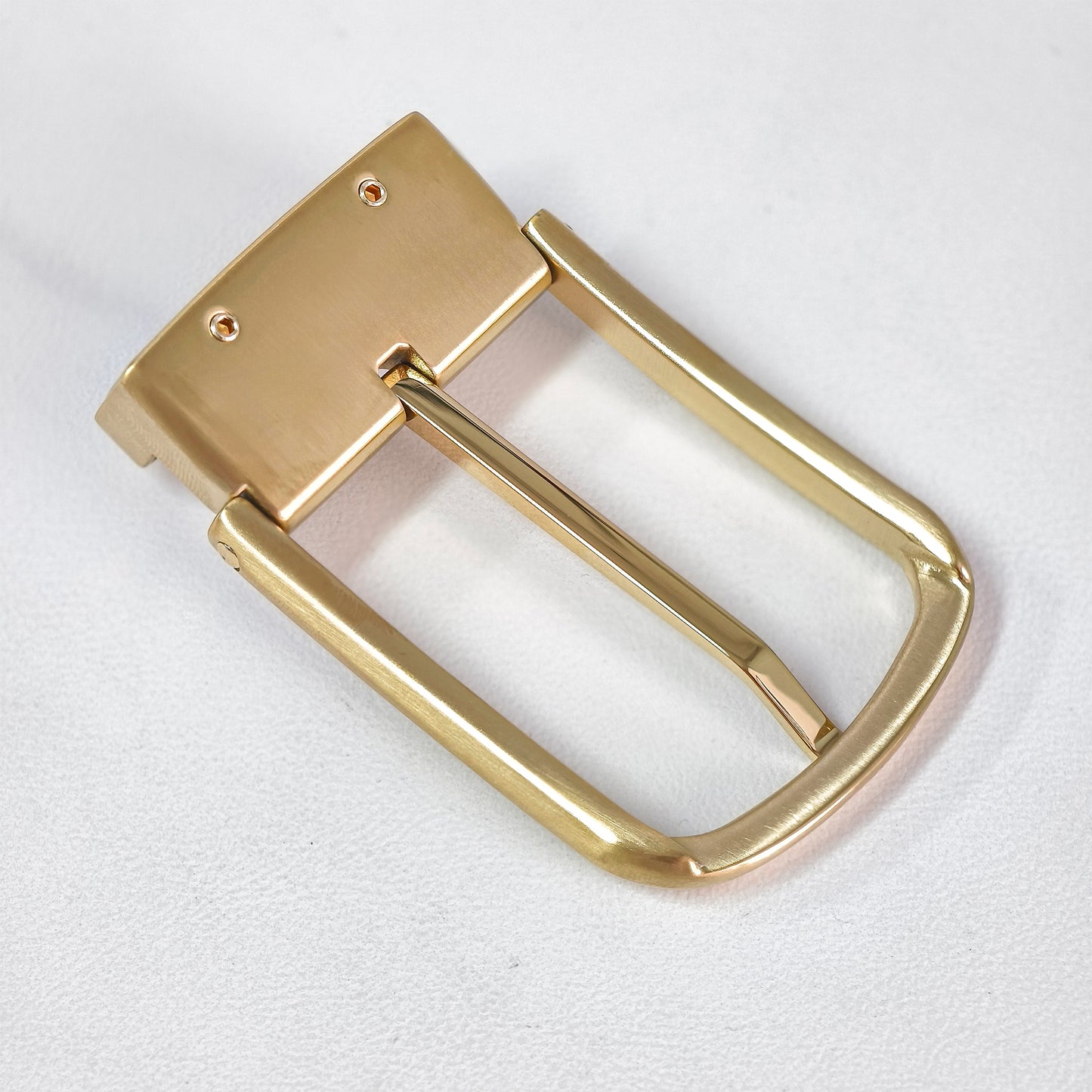 Minimalist Metal Pin Belt Buckle, Gold & Silver Options