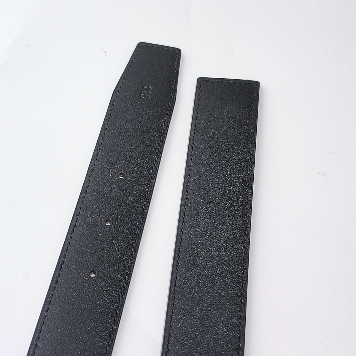 Handmade Genuine Alligator Leather Belt, Deep Purple-Black Gradient Texture Fit for Prong Buckle