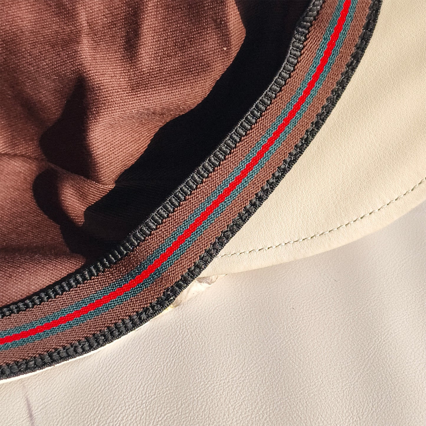 Handmade Genuine Python Leather Beret Cap, Neutral Gradient Texture Adjustable Design