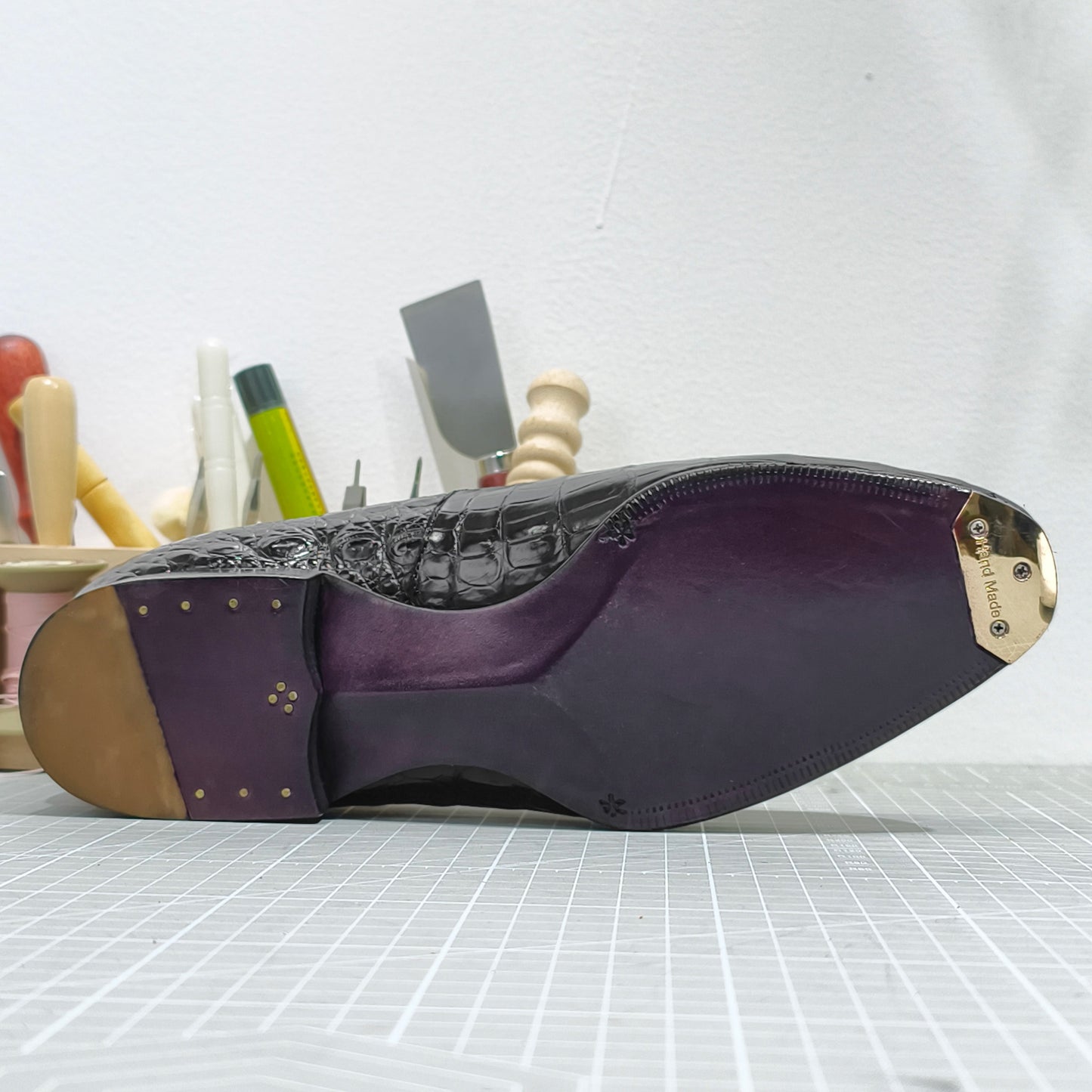 Handmade Genuine Alligator Leather Tassel Loafers, Glossy Black Shoes – Upscale Casual Luxury & Effortless Style