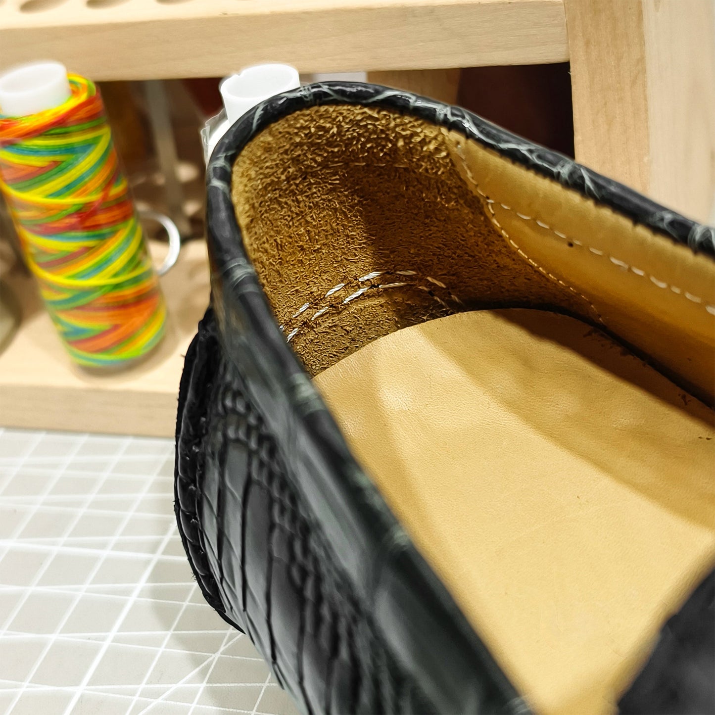 Handmade Genuine Alligator Belly Leather Penny Loafers, Glossy Black – Effortless Luxury & Daily Versatility Shoes