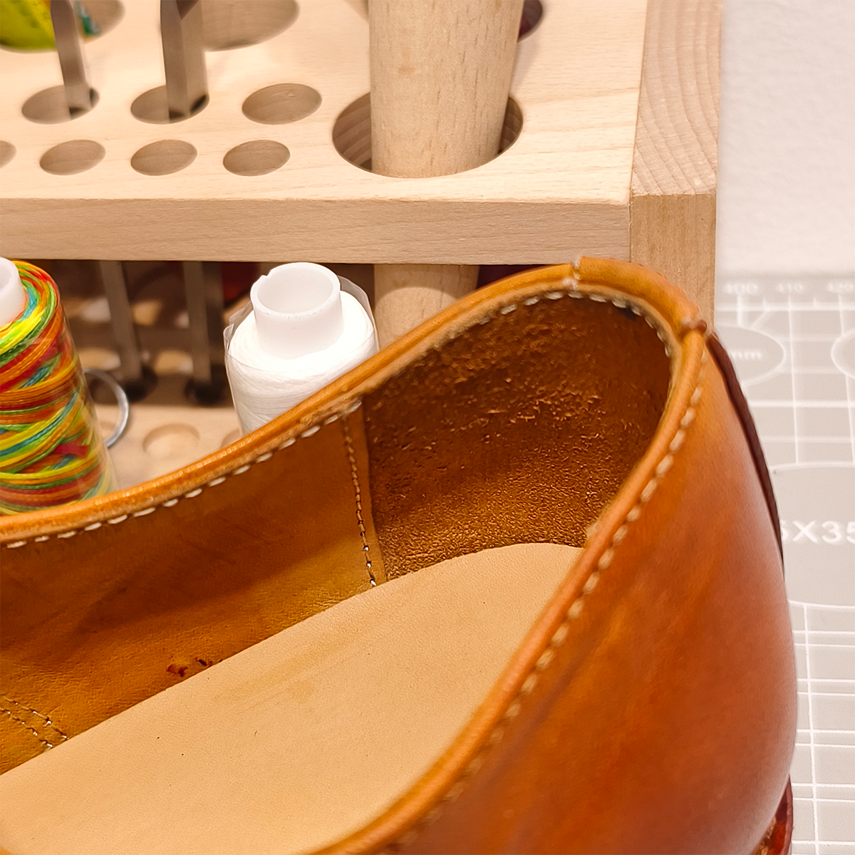 Handmade Genuine Horse Leather Oxford Shoes, Rich Tan Design with Real Leather Sole